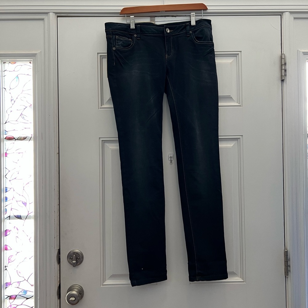 NWT Color Siete Premium denim Nolita Size 6
Super low rise